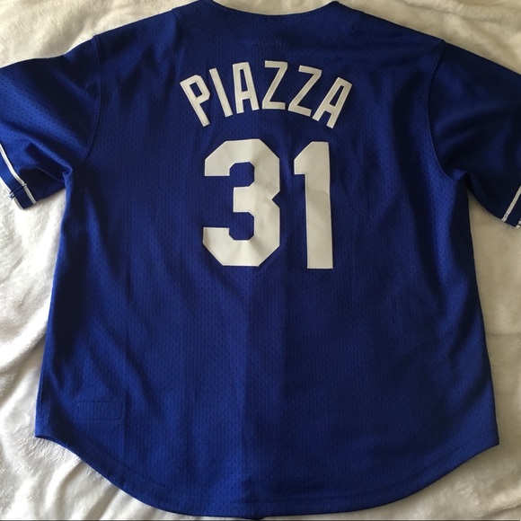 Mike Piazza Authentic Jersey Los Angeles Dodgers - Picture 2 of 6